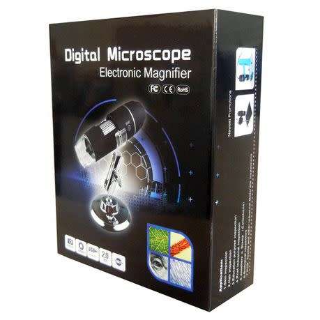 DIGITAL MICROSCOPE Electronic Magnifier 200x Zoom With 2MP Endoscope and LED Light