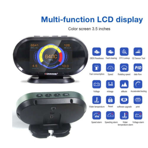 KW206 Onboard Auto Computer Gauge and OBII Engine Scanner