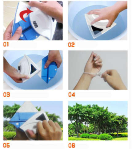 Double Faced Glass Cleaner