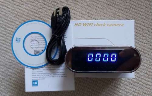 HD Wifi Clock Camera