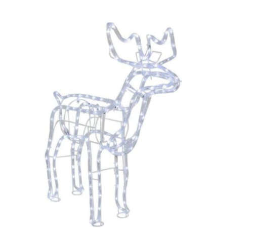 3D LED Deer Christmas Light Display-Cool White