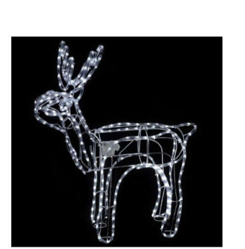 3D LED Deer Christmas Light Display-Cool White