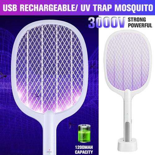 Rechargeable Mosquito Zapper Racket Fly Swatter