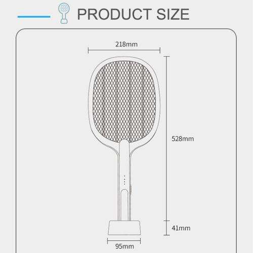 Rechargeable Mosquito Zapper Racket Fly Swatter