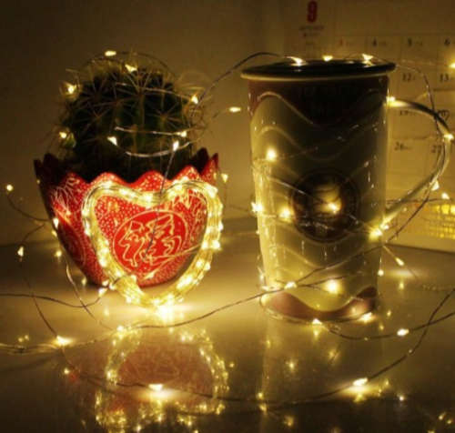 10M Solar LED Fairy String Lights - Warm White