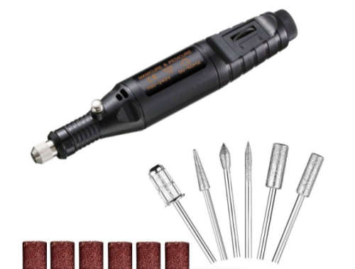 Professional Electric Manicure Nail Drill Machine - Black