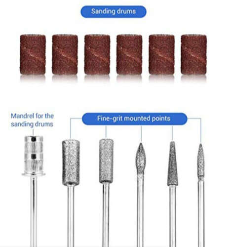 Professional Electric Manicure Nail Drill Machine - Black