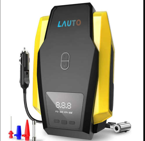 LAUTO 12V Digital Air Compressor and Tyre Inflator LAUTO