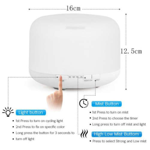 Aromatherapy Essential Oil Diffuser and Humidifier