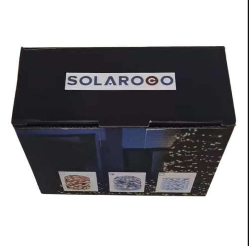 20m LED Outdoor Solar Copper String Fairy Light 200 LED - Warm White