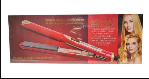 Enzo NEW Range 2 in 1 Titanium Hair Straightener