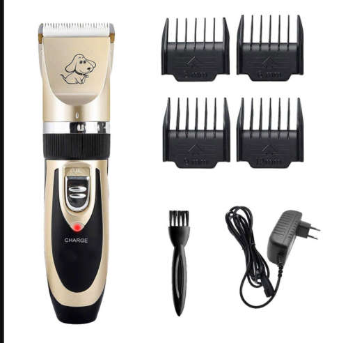 Professional Pet Grooming Clipper Kit - Gold