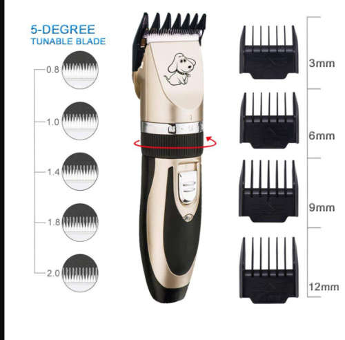 Professional Pet Grooming Clipper Kit - Gold