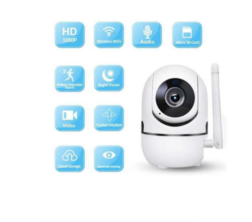 Auto Motion Baby IP Camera, Cloud Storage, Wi-Fi Camera, 720p