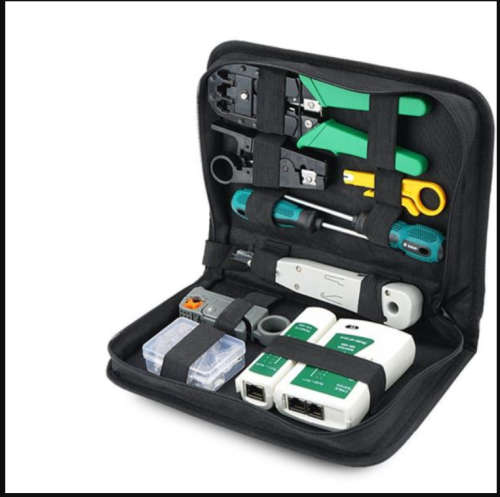 11 in 1 Professional Networking Tools Installation with Cable Tester