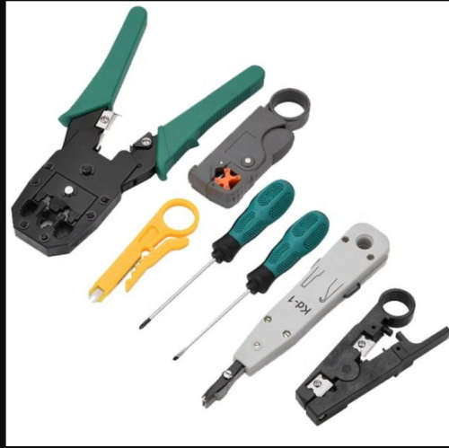 11 in 1 Professional Networking Tools Installation with Cable Tester