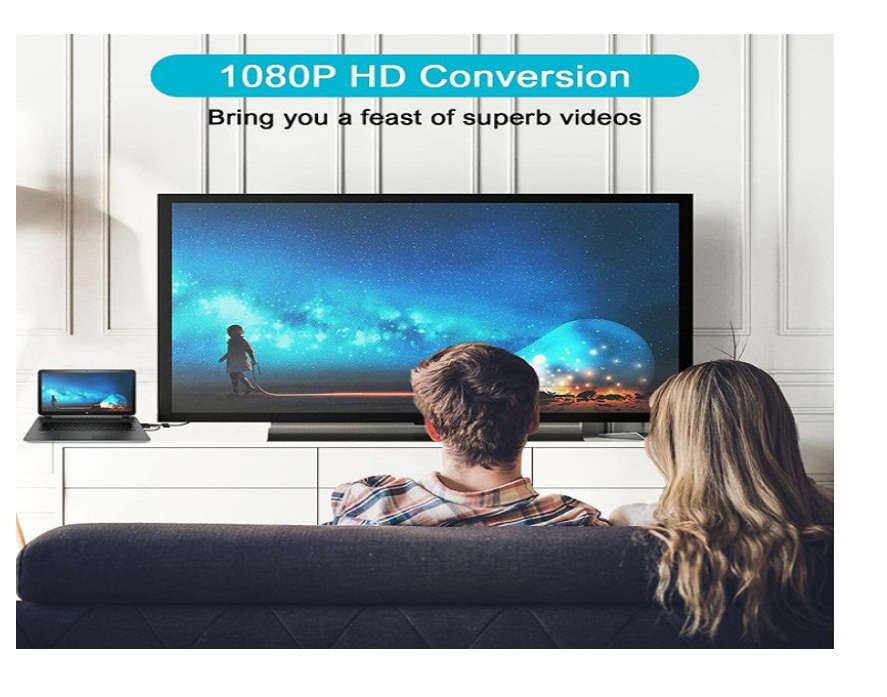 VGA to HDMI Adapter with Audio, HDTV