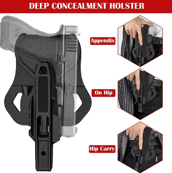 Tactical OWB Holster Paddle Attachment