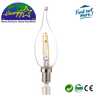 E14 4W Warm White LED Candle Flame Light Lamp Bulbs 85-265V 2 Years Warranty
