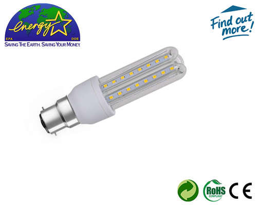 B22 9W Led Corn Light Lamp Bulb Cool White-90% Energy Saving 220V 1 Year Warranty