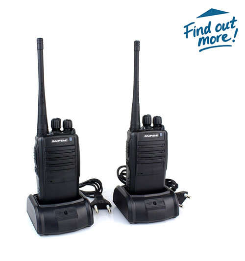 2 X Baofeng Professional Two-way Radios Transceiver Handheld Interphone/ Walkie Talkie