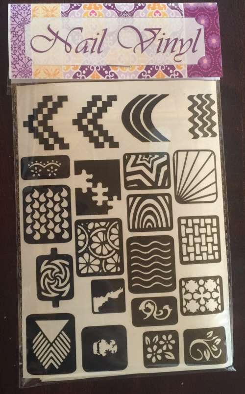 Nail Art Stencil / Vinyl