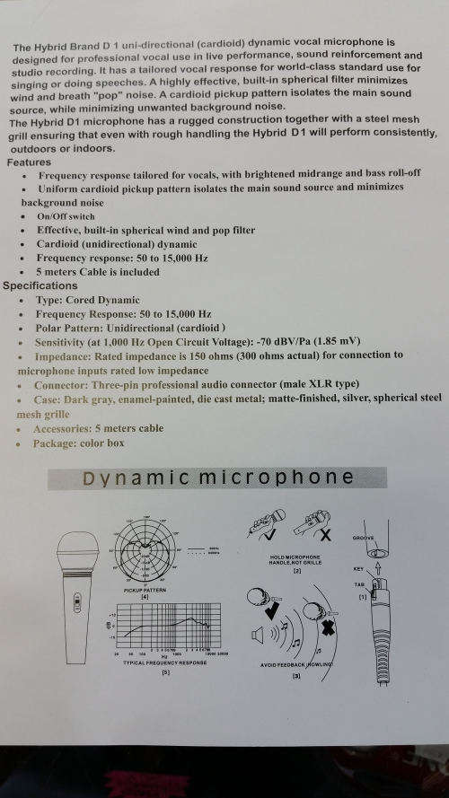 Hybrid D1 MKII (3-Pack Microphone Set)