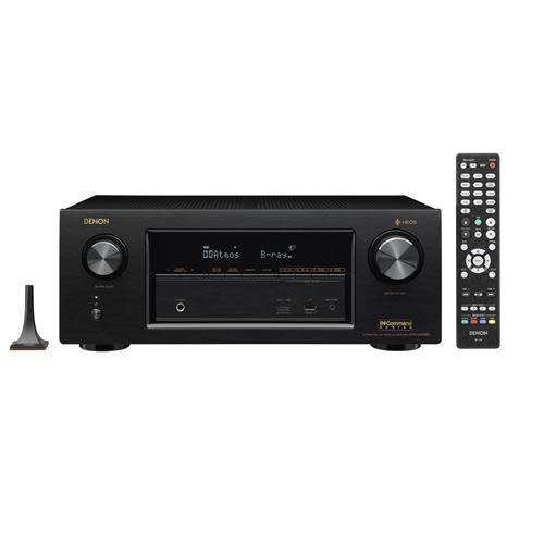 Denon AVR-X2400H 7.2 Channel AV Surround Receiver with free HEOS 1 Wireless Speaker