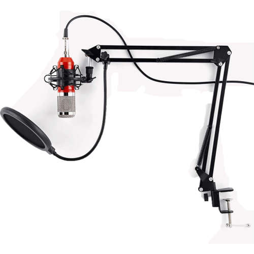 LANE BAM-800 Studio Condenser Microphone Kit (Red)