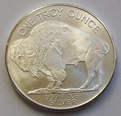 American Buffalo 1 Troy Ounce Fine Silver 99.9% pure
