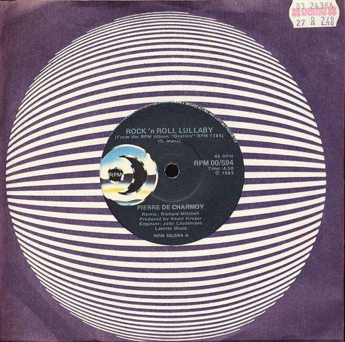Pierre De Charmoy, " Rock 'n Roll Lullaby ",  Seven Single