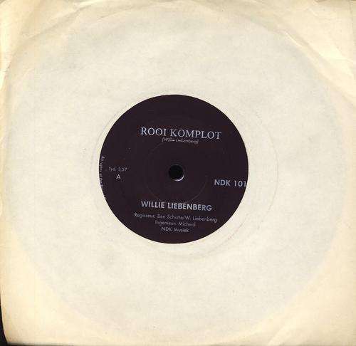 Willie Liebenberg                Rooi Komplot            Seven Single