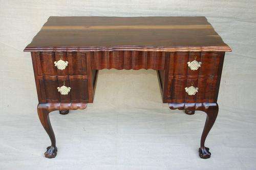 Stinkwood ball & claw study table - 60cm x 104cm x 70cm high