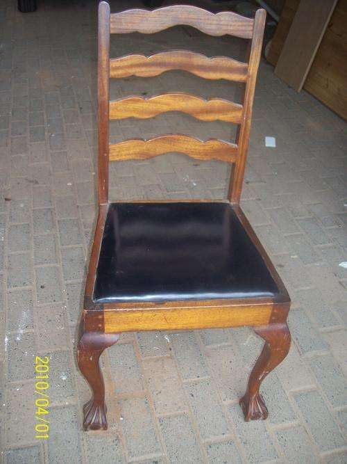 Ball & Claw imbuia chair