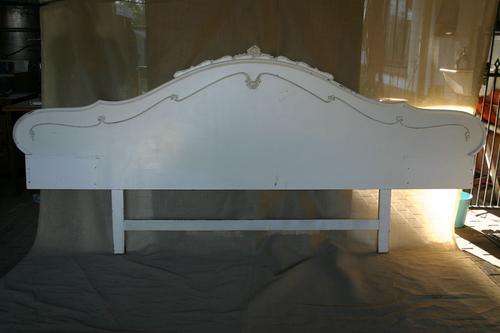 Victorian style Queen size headboard - Needs TLC