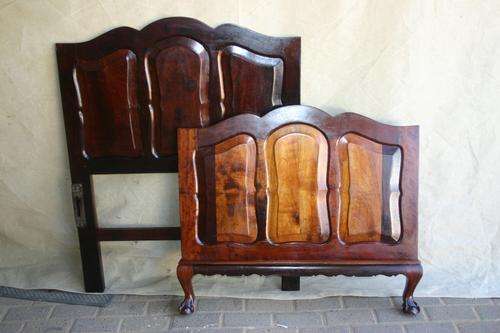 Imboya ball & claw single bed headboard and foot-end.  No mat or mattress