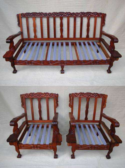 5 Seater Teak lounge suite - no cushions