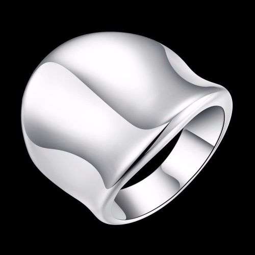 925 Silver Plated Fashion Chunky Design Ring