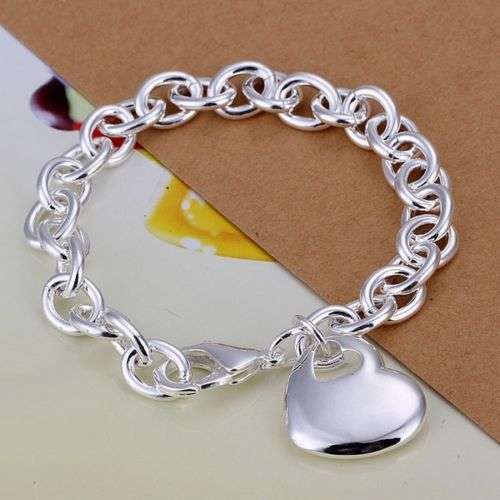 ~~925 Silver Plated Heart Charm Bracelet~~