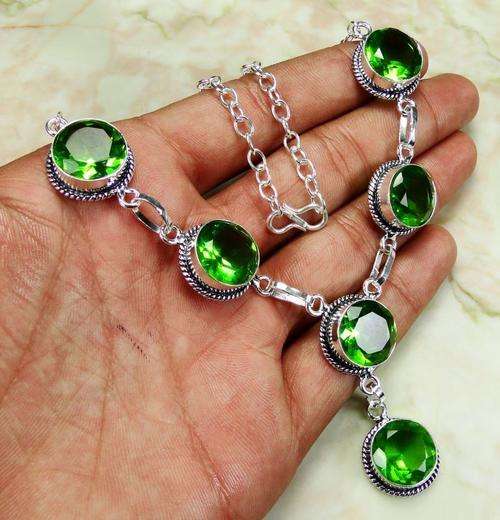 Stunning Chrome Green Diopside Quartz Natural Gemstone