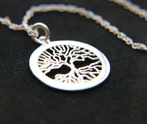 925 silver plated TREE OF LIFE pendant & necklace..A special gift