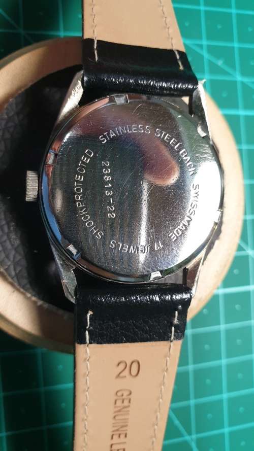 Vintage Men`s Delfin Mechanical Wrist Watch Fully Restored