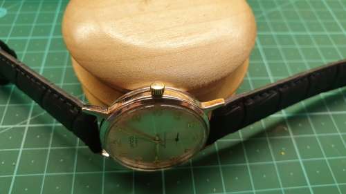 Large Vintage Lanco Manual Wind Men`s Watch Perfectly Restored