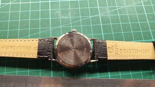 Large Vintage Lanco Manual Wind Men`s Watch Perfectly Restored