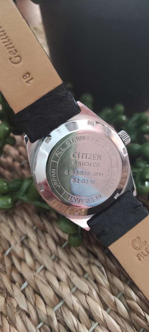 Vintage Citizen Automatic Date Watch Stainless Steel - fully restored