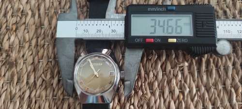 Vintage Citizen Automatic Date Watch Stainless Steel - fully restored