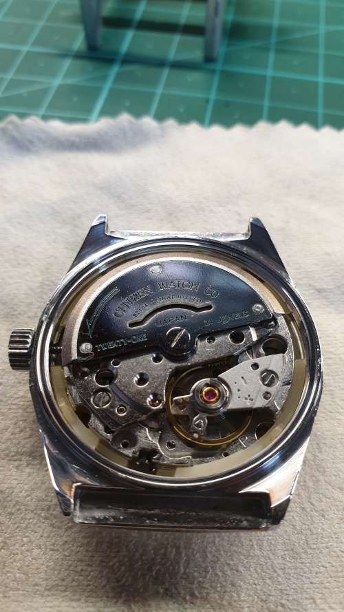 Vintage Citizen Automatic Date Watch Stainless Steel - fully restored