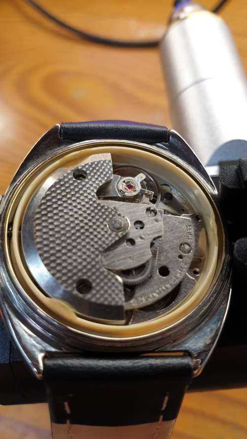 Vintage Large Lanco Men`s Automatic Date Watch - fully restored