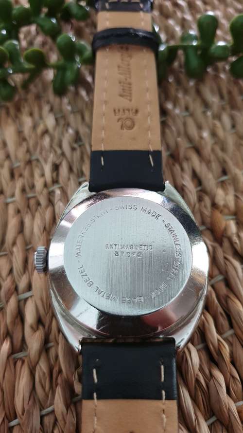 Vintage Large Lanco Men`s Automatic Date Watch - fully restored