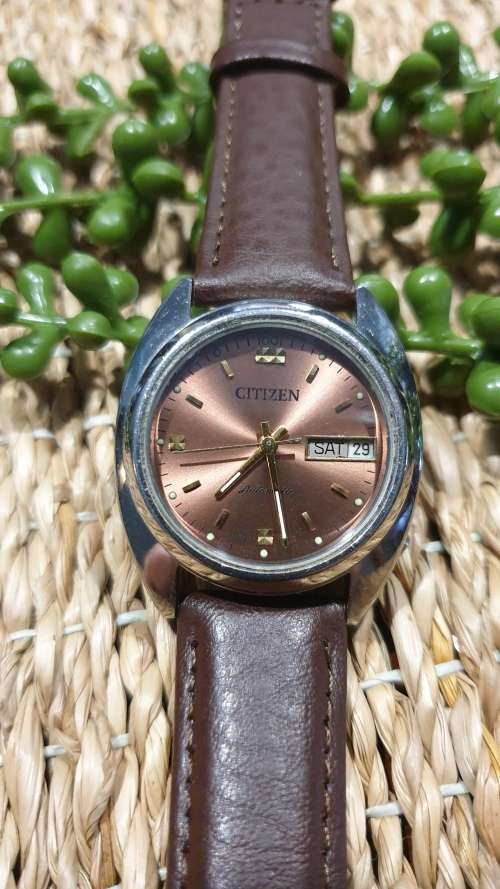 Vintage Citizen Day & Date Automatic Men`s Watch - fully restored